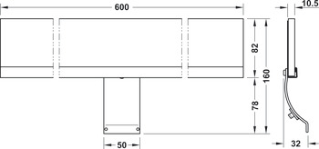 Anbauleuchte, LED 1097 12 V