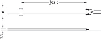 LED-Band COB, LED 1162 24 V COB 2-pol. (monochrom), 10 W/m, IP20