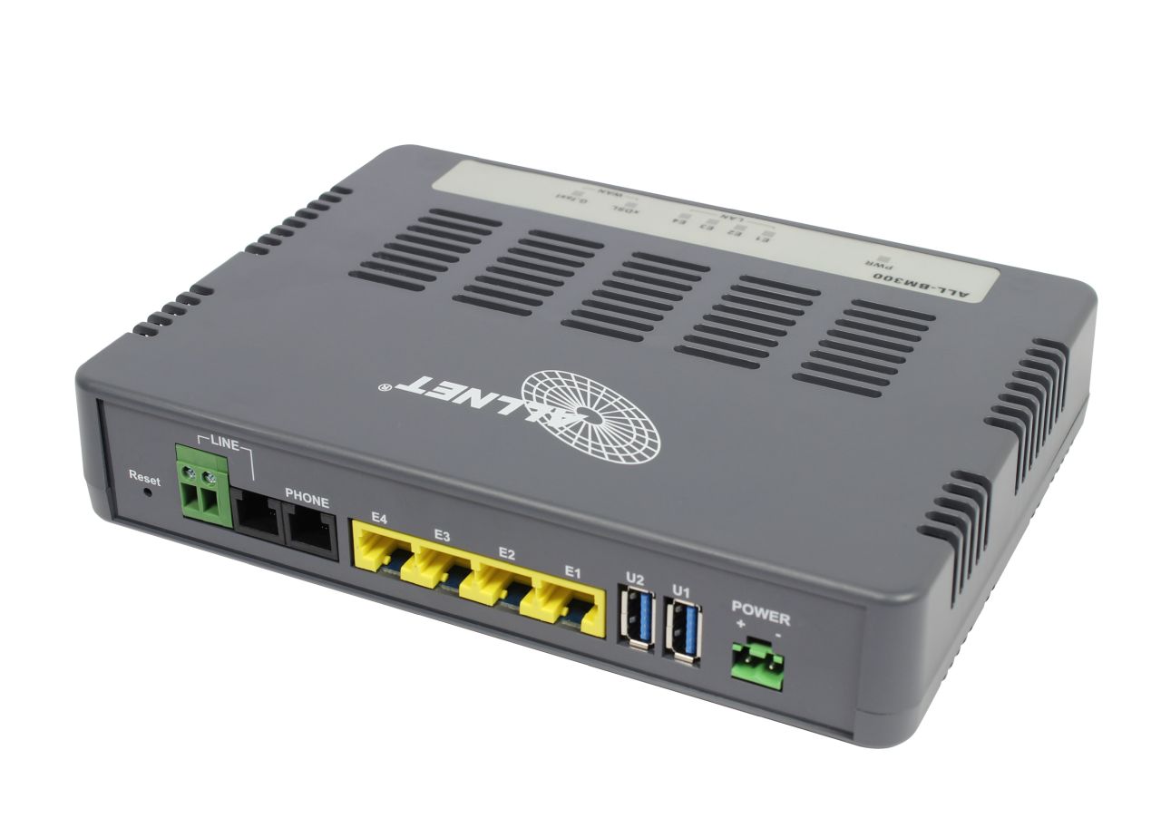 ALLNET ISP Bridge Modem g.fast mit Supervectoring / Punkt-zu-Punkt Modem VDSL g.fast via 2-Draht managed Slave "ALL-BM300"