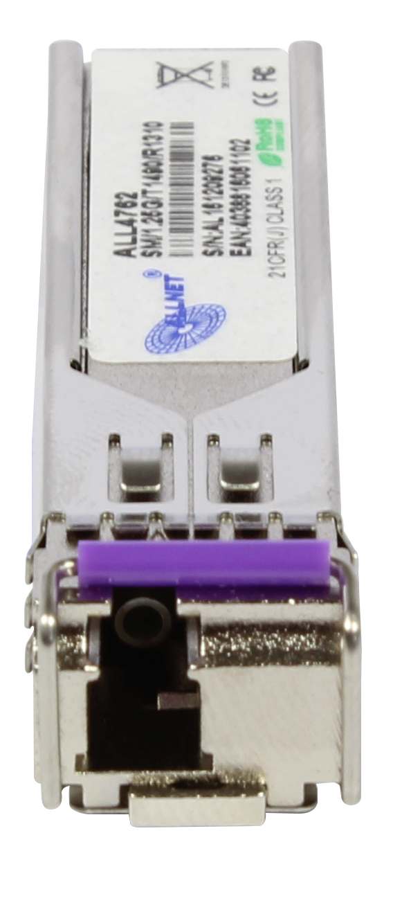 ALLNET Switch Modul ALL4762 SFP(Mini-GBIC), 1000Mbit, WDM(Bidi)/LC, Tx1490nm/Rx1310nm, 9u, 20Km,