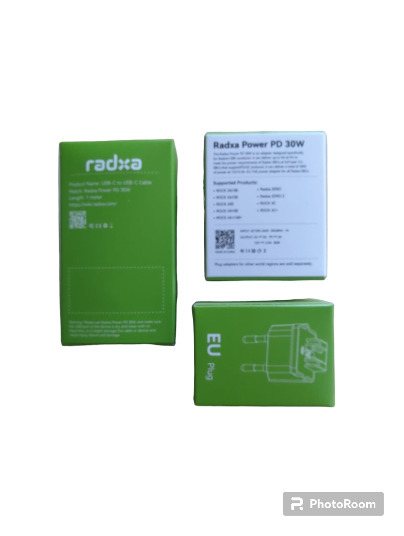 Radxa zbh. Netzteil AP002 / Radxa Power PD 30W EU (Raspberry 5 kompatibel) Radxa zbh. Netzteil AP002 / Radxa Power PD 30W EU (Raspberry 5 kompatibel)