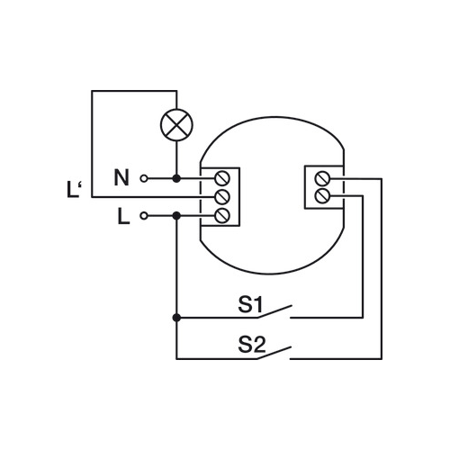 2-Kanal-Schnittstelle, Häfele Connect Mesh 80–230 V