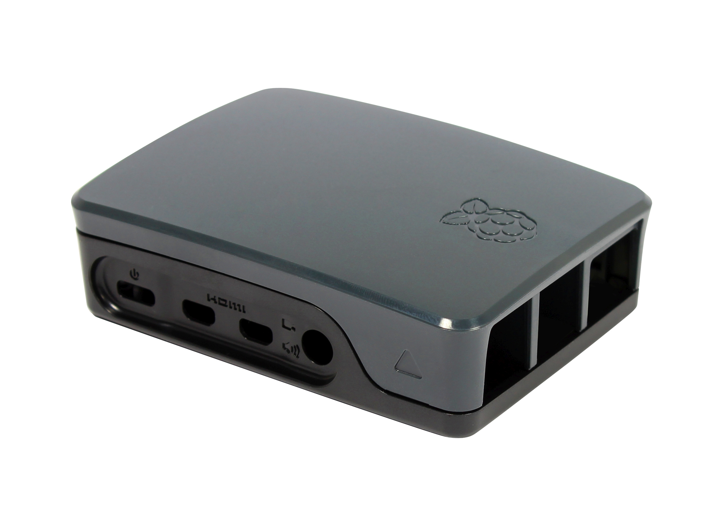 Raspberry Pi Zubehör - Gehäuse schwarz/grau für Pi 4 Raspberry Pi Zubehör - Gehäuse schwarz/grau für Pi 4