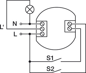 2-Kanal-Schnittstelle, Häfele Connect Mesh 80–230 V
