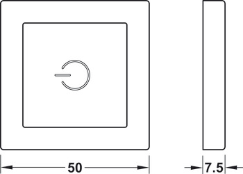 Unterbau-Berührungsdimmer, Häfele Loox Set Unterbau-Berührungsdimmer, Häfele Loox Set