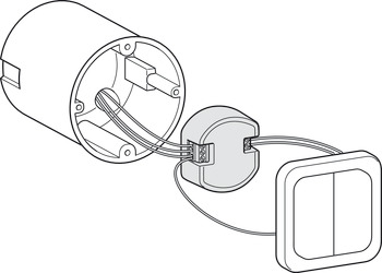2-Kanal-Schnittstelle, Häfele Connect Mesh 80–230 V