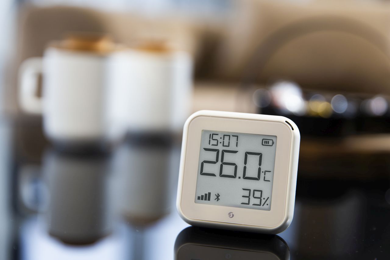 Shelly · Plug & Play · "H&T Gen. 3 Matte White" · Temperatur- & Feuchtigkeitssensor · WLAN · BT · USB C / Batterie (n.e.)