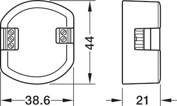 2-Kanal-Schnittstelle, Häfele Connect Mesh 80–230 V