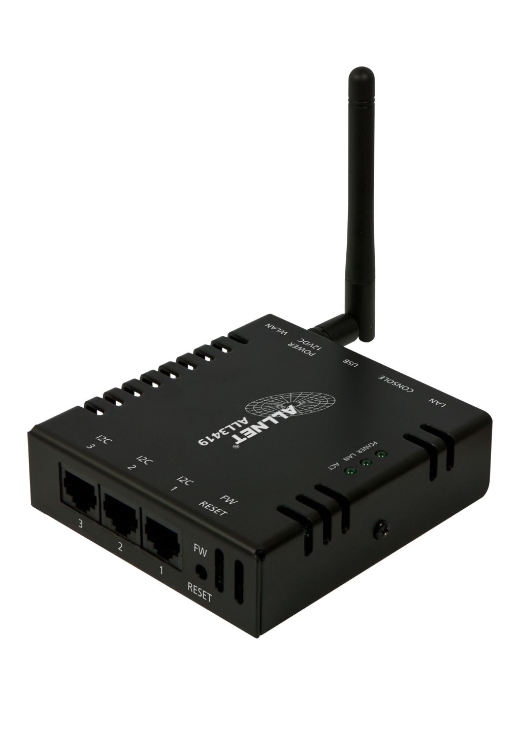 ALLNET MSR Zentrale "ALL3419" inkl. 3 Sensor Ports & WLAN & Temperaturfühler "ALL3006" für IP Gebäude Automation
