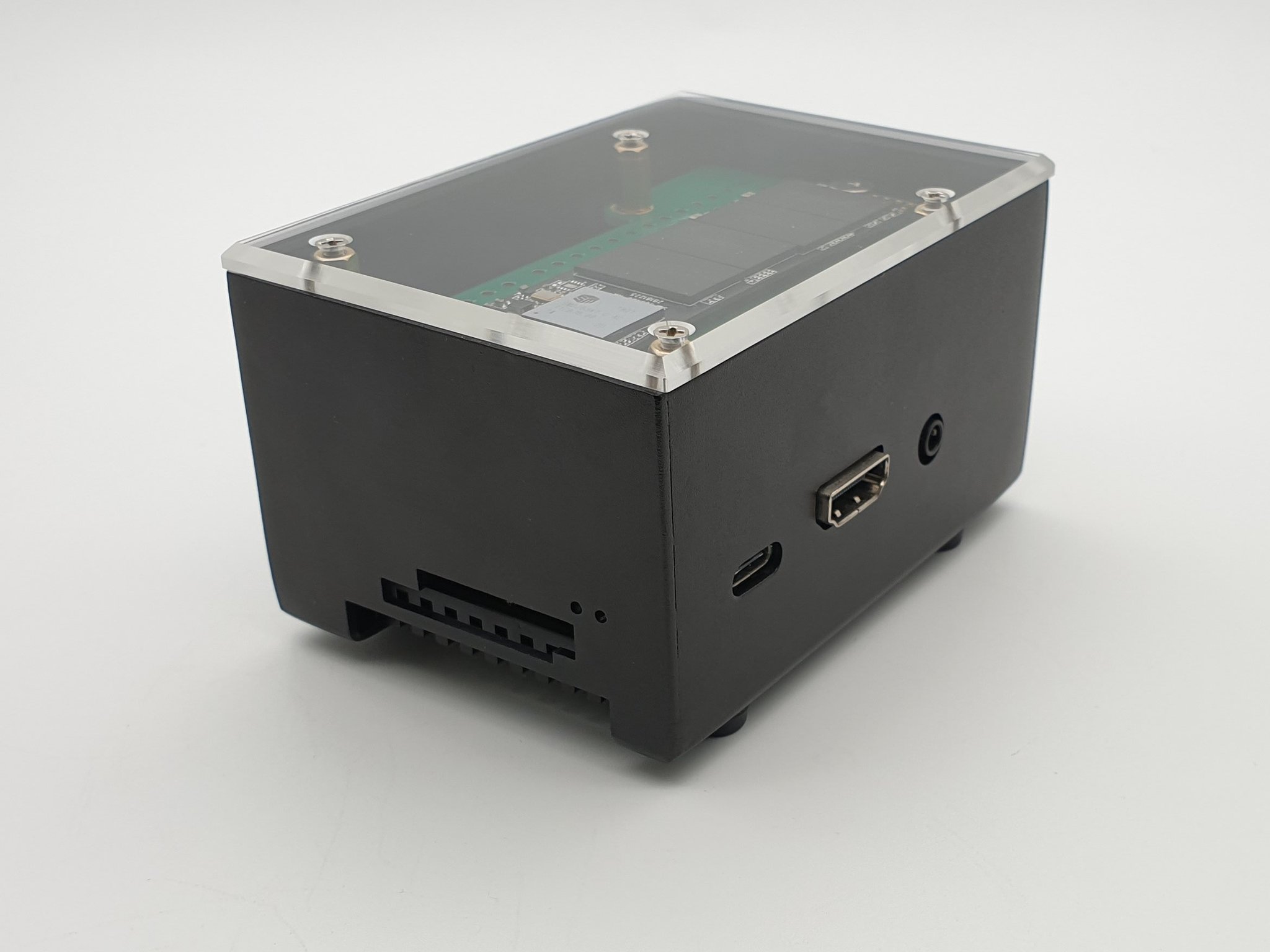 Rock Pi - Allnet Aluminium Gehäuse ecoPI Starter, schwarz