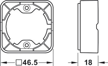 B-Ware (geprüft): USB-Ladestation, Häfele Loox5, USB-A / USB-C, 12 V (Vom Umtausch ausgeschlossen)