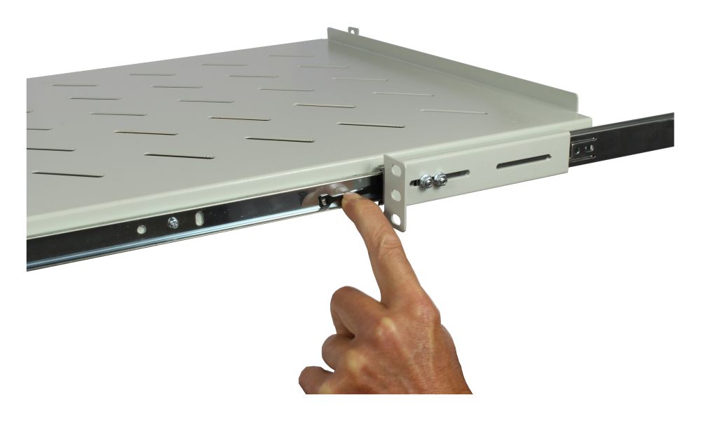 ALLNET 19"zbh. Fachboden ausziehbar, für 800mm Schrank tiefe, Lichtgrau, t550-650mm, ALLNET 19"zbh. Fachboden ausziehbar, für 800mm Schrank tiefe, Lichtgrau, t550-650mm,