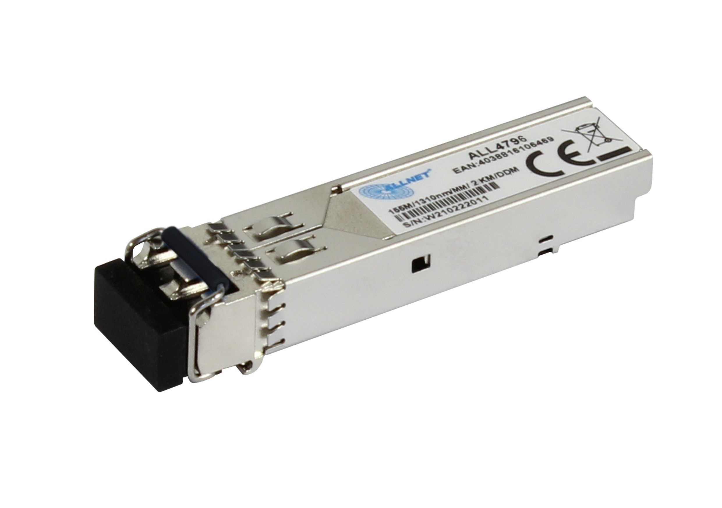 ALLNET Switch Modul ALL4796 SFP(Mini-GBIC),  100Mbit, FX/LC,  2Km, Multimode,