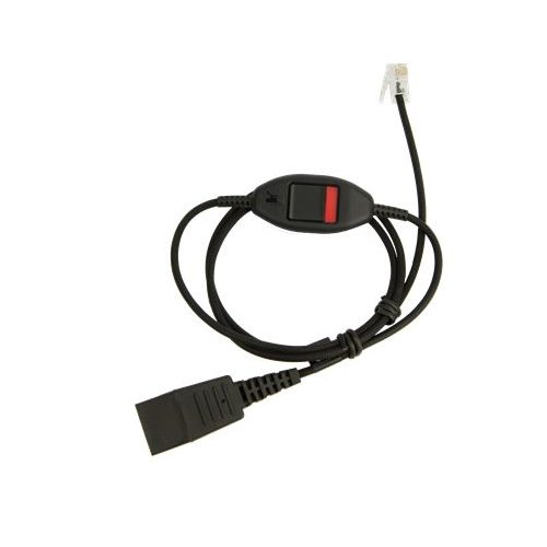 Jabra Kabel QD -> RJ10 Regelbelegung mit Mute-Taste