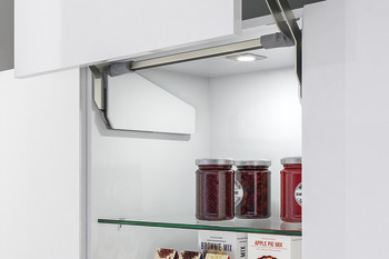 B-Ware (geprüft): Leuchtenmodul, Häfele Loox LED 2025 12 V modular Bohrloch-Ø 58 mm Aluminium (Vom Umtausch ausgeschlossen)