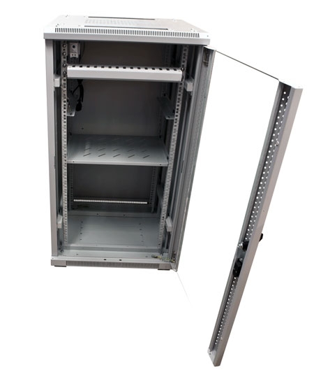 ALLNET 19"Schrank, 22HE, B600/T1000mm, Glastür, Lichtgrau, SNB-Serie, ALLNET 19"Schrank, 22HE, B600/T1000mm, Glastür, Lichtgrau, SNB-Serie,