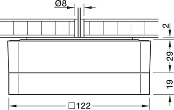 Unterbauleuchte, Nimbus Cubic 36 Connect ON-XD 230 V multi-weiß