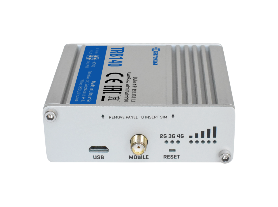Teltonika · Gateway · TRB140 · LTE CAT4 RJ45 Teltonika · Gateway · TRB140 · LTE CAT4 RJ45