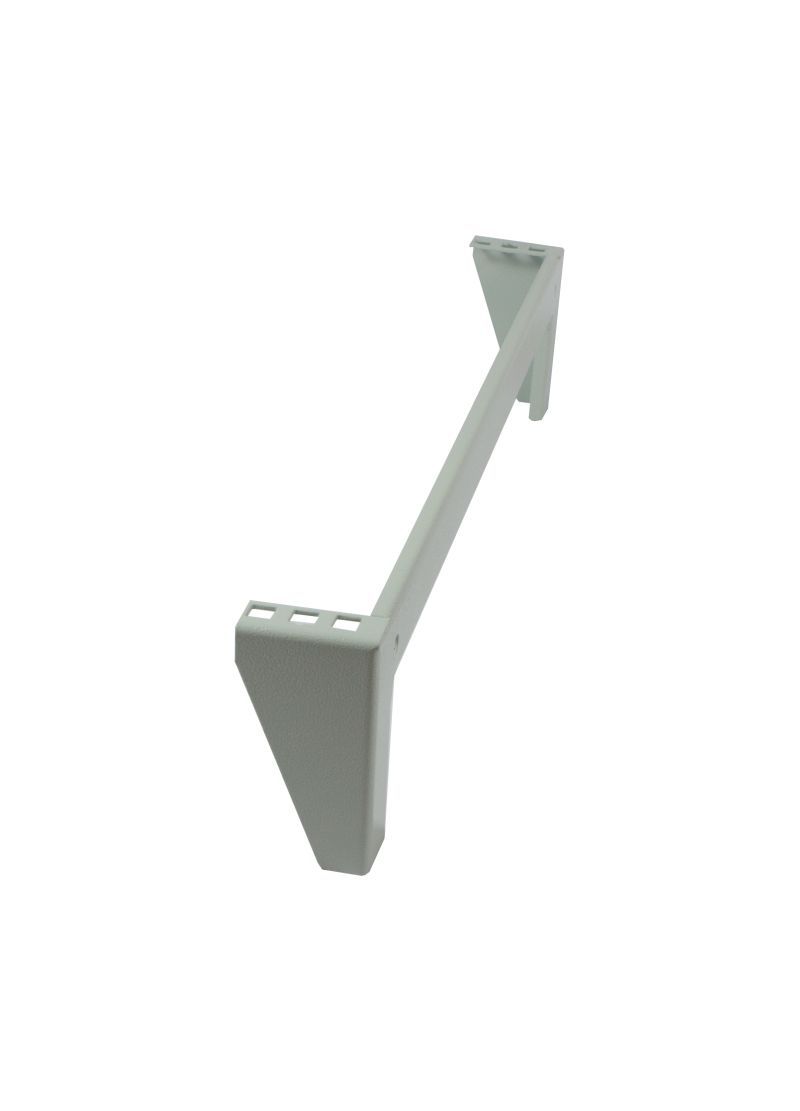 ALLNET 19"Wand Winkel,  1HE, T54mm, Lichtgrau, SMW-Serie,