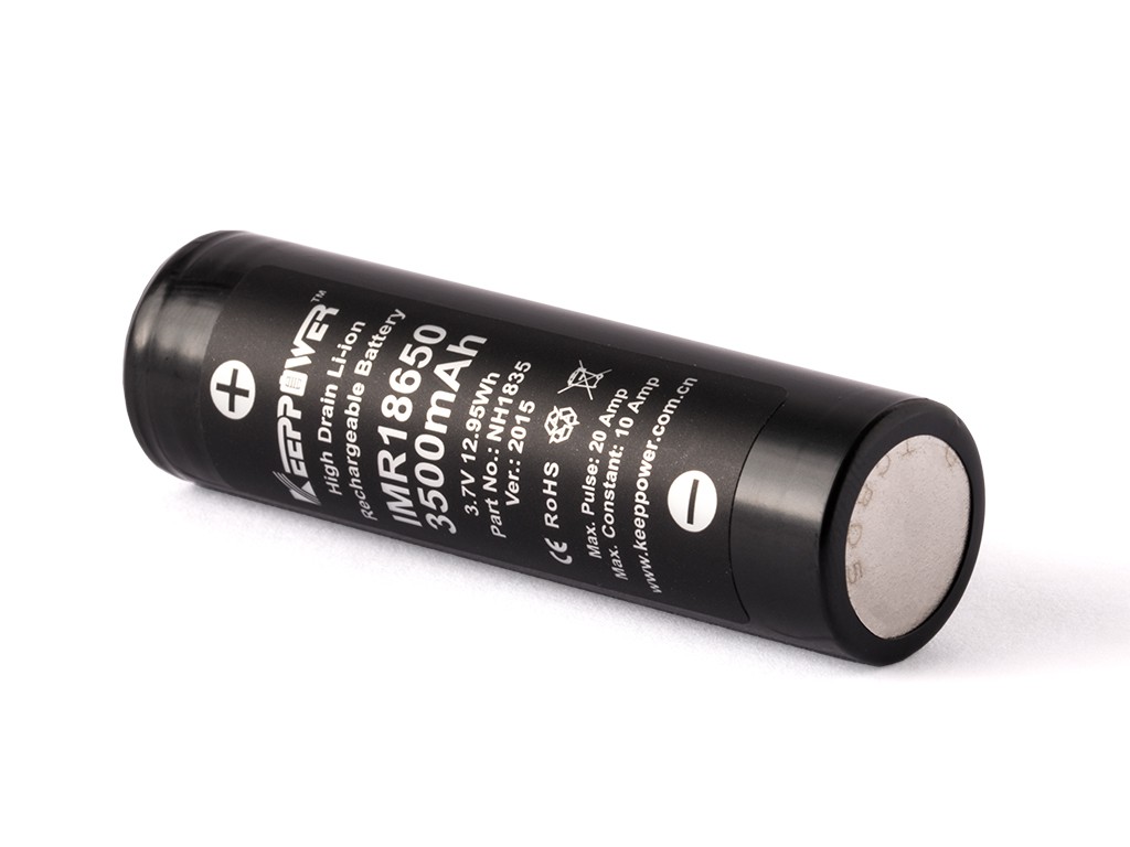 Batterie Akku wiederaufladbar 18650 3,6V - 3,7V 3500mAh Li-Ionen/Battery Akku zbh. Keeppower *2er Pack* IMR18650/Panasonic NCR18650GA *ALLTRAVEL Batterie Akku wiederaufladbar 18650 3,6V - 3,7V 3500mAh Li-Ionen/Battery Akku zbh. Keeppower *2er Pack* IMR18650/Panasonic NCR18650GA *ALLTRAVEL