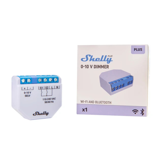 Shelly · Unterputz · "Plus Dimmer 0-10V"