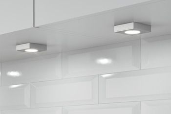 B-Ware (geprüft): Leuchtenmodul, Häfele Loox LED 2025 12 V modular Bohrloch-Ø 58 mm Aluminium (Vom Umtausch ausgeschlossen)