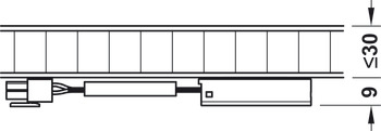 B-Ware (geprüft): Dimmschalter (kapazitiv), Häfele Loox modular für Einrastverbinder (Vom Umtausch ausgeschlossen)