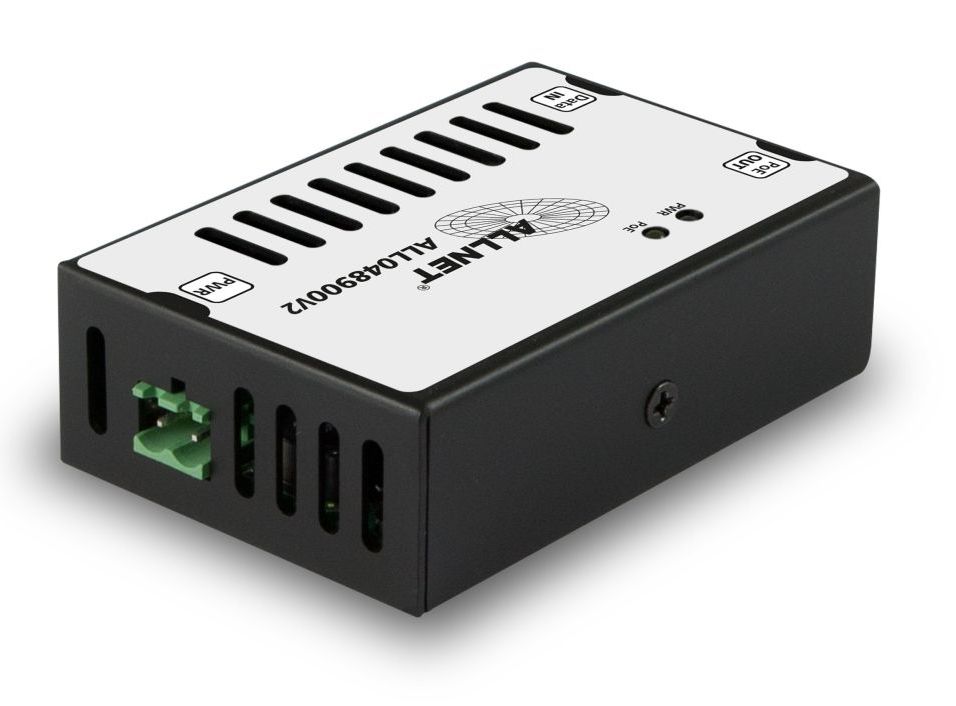 ALLNET PoE Injektor Gigabit / PoE & PoE+ & PoE & LT PoE (15,4W/30W/60W/90W) / Metallgehäuse / "ALL048900v2" ALLNET PoE Injektor Gigabit / PoE & PoE+ & PoE & LT PoE (15,4W/30W/60W/90W) / Metallgehäuse / "ALL048900v2"