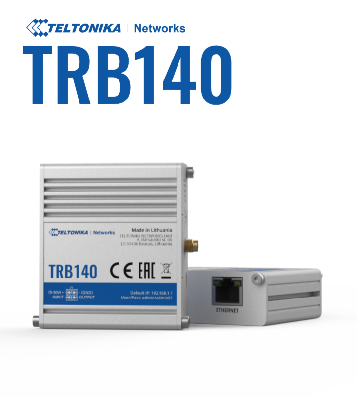 Teltonika · Gateway · TRB140 · LTE CAT4 RJ45