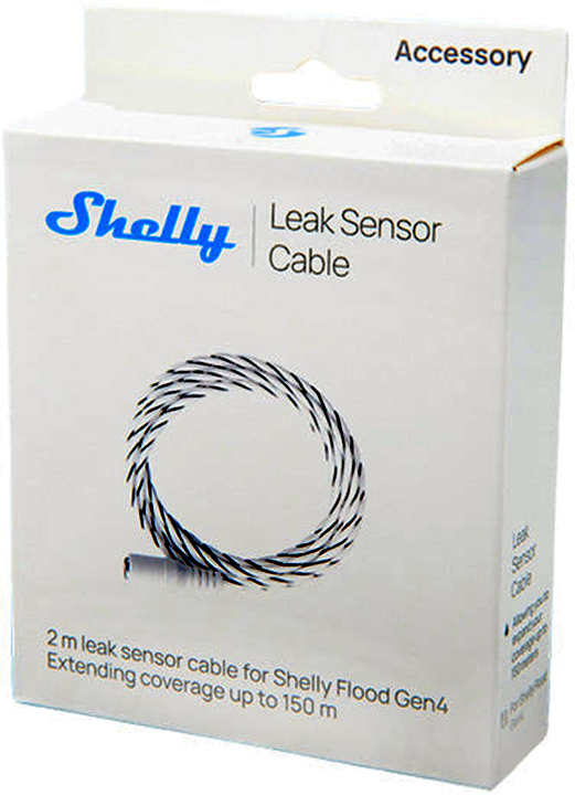 Shelly · Plug & Play Zubehör · "Flood Gen4 Leak Sensor Cable" · Sensorkabel