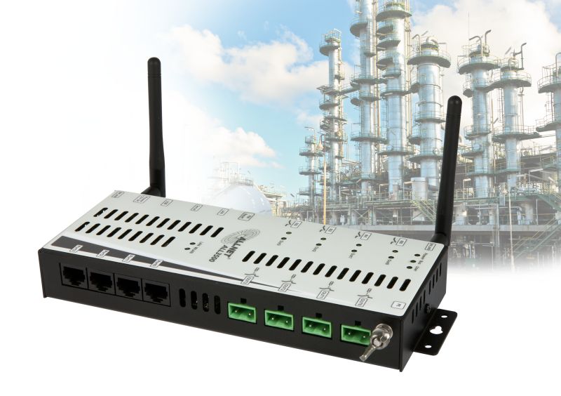 ALLNET MSR Zentrale "ALL3500v2" inkl. 4 Sensor Ports & WLAN für IP Gebäude Automation