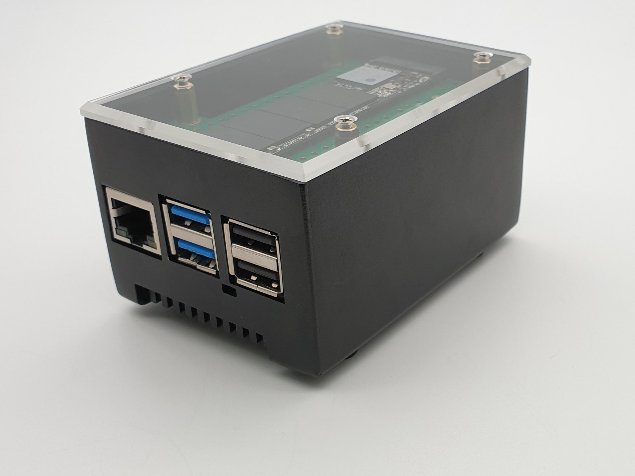 Rock Pi - Allnet Aluminium Gehäuse ecoPI Starter, schwarz
