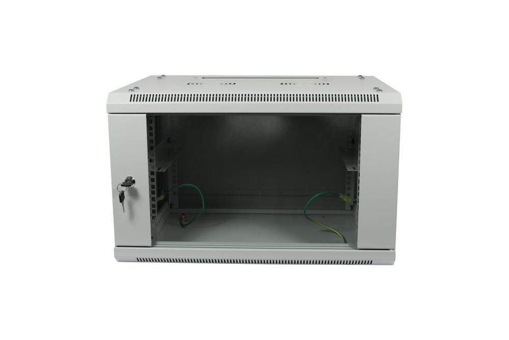 ALLNET 19"Wandgehäuse,  6HE, 1-teilig, T600mm, Lichtgrau, zerlegt(Flat Pack), SMA-Serie,