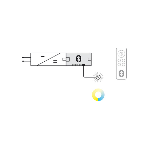 4-fach-Verteiler (1-Kanal), Häfele Connect Mesh Eco 24 V 2-pol. (Tunable white 2-Draht Technik)