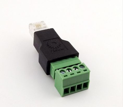 Kabel TK RJ11-Stecker, 6P4C-Terminalblock/Schraubkontakt *2er-Pack*