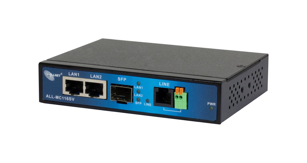 ALLNET ISP Bridge Modem VDSL2 mit Vectoring/Point-to-Point Slave-Modem   unmanaged  ALL-MC116SV-VDSL2