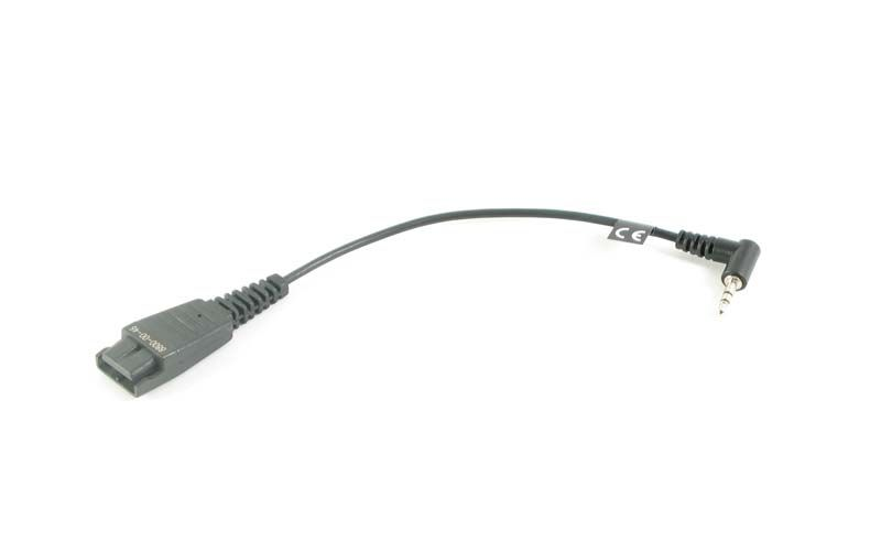 Jabra Kabel QD -> 2,5mm Klinke gewinkelt *PANASONIC/Linksys/Gigaset*