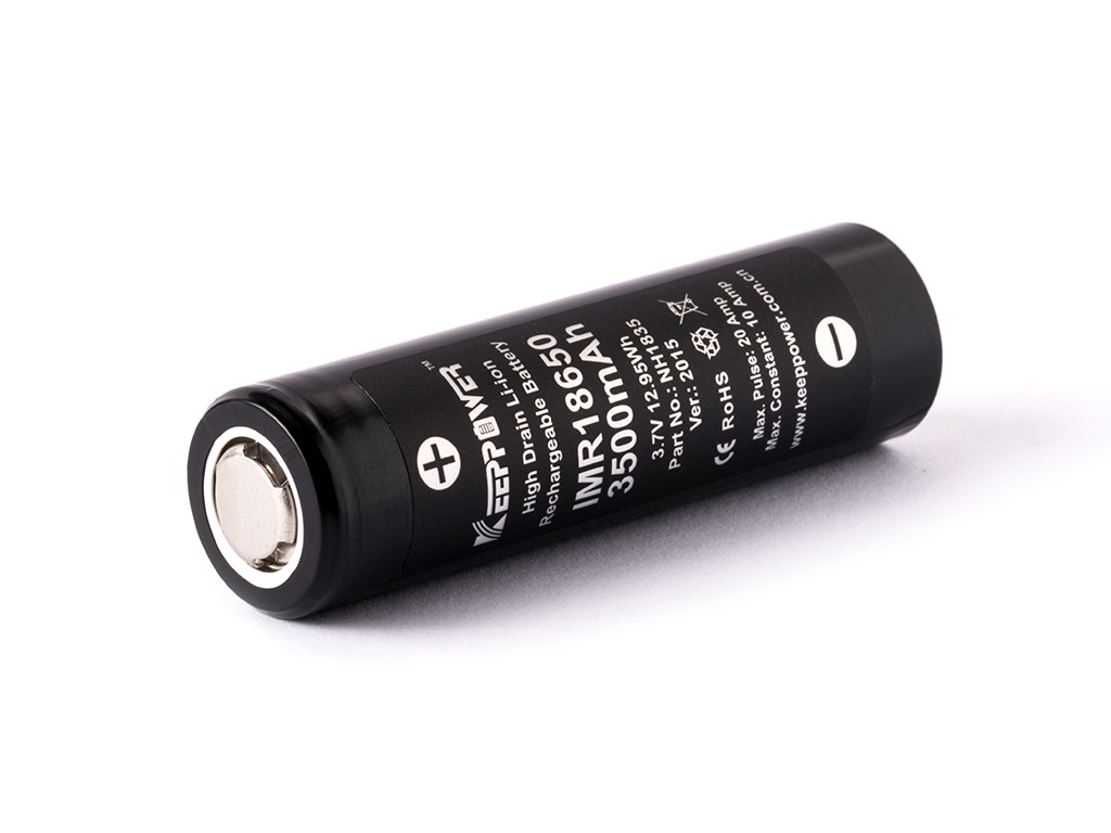 Batterie Akku wiederaufladbar 18650 3,6V - 3,7V 3500mAh Li-Ionen/Battery Akku zbh. Keeppower *2er Pack* IMR18650/Panasonic NCR18650GA *ALLTRAVEL Batterie Akku wiederaufladbar 18650 3,6V - 3,7V 3500mAh Li-Ionen/Battery Akku zbh. Keeppower *2er Pack* IMR18650/Panasonic NCR18650GA *ALLTRAVEL