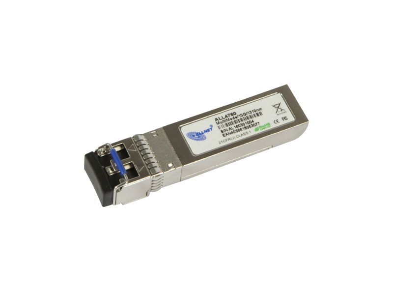 ALLNET Switch Modul ALL4760 SFP+(Mini-GBIC), 10Gbit, bis 220m, Multimode, LRM/LC, *nur für Multimode 50/125u Kabel OM1-4*