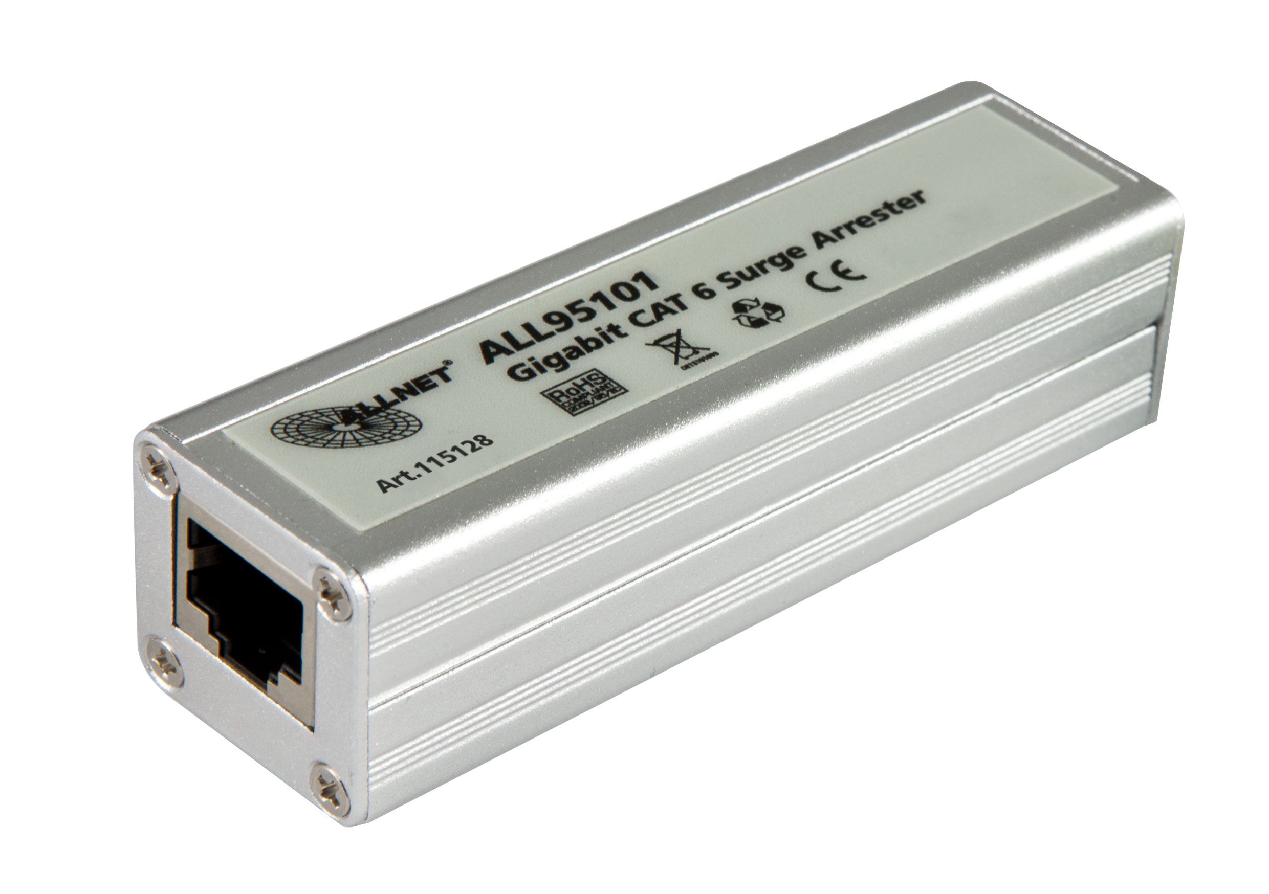 ALLNET / ALL95101 TP Cat 6 /ADSL / VDSL / ISDN Blitz-/Überspannungsschutz ALLNET / ALL95101 TP Cat 6 /ADSL / VDSL / ISDN Blitz-/Überspannungsschutz