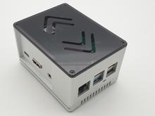 Rock Pi - Allnet Aluminium Gehäuse ecoPI PRO HP, silber