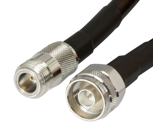 ALLNET Antennen-Kabel N-Type St/Bu, RG-8, 3m, Verlängerung, RF400,