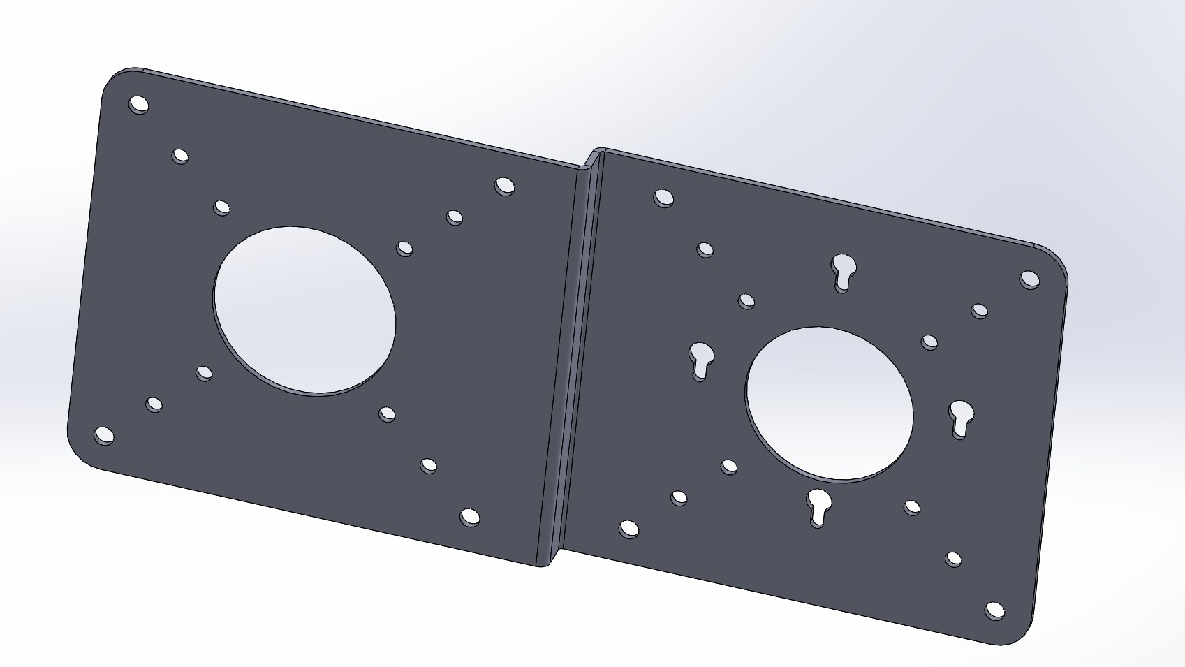 VESA Adapterplatte Mini-PC an VESA Monitor-Halterung VESA Adapterplatte Mini-PC an VESA Monitor-Halterung