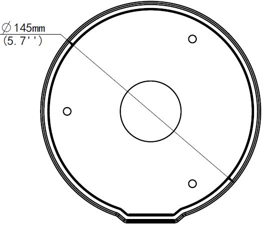 ALLNET IP Kamera zbh. Montagebox MiniDome für ALL-CAM2495-LVEFN ALLNET IP Kamera zbh. Montagebox MiniDome für ALL-CAM2495-LVEFN