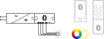LED-Band, LED 1157 RGBW-Farbwechselleuchte 24 V, 60 RGB-LEDs/m (14,4 W/m) und 60 monochrome LEDs/m  (4,8 W/m), IP20