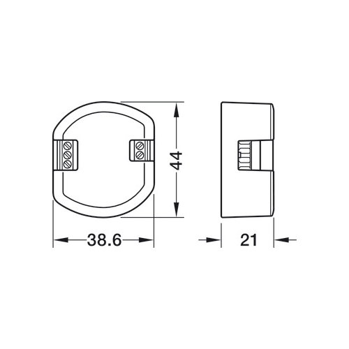 2-Kanal-Schnittstelle, Häfele Connect Mesh 80–230 V