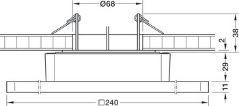 Unterbauleuchte, Nimbus Modul Q 64 Connect ON-X 230 V multi-weiß Unterbauleuchte, Nimbus Modul Q 64 Connect ON-X 230 V multi-weiß