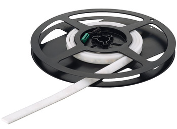 B-Ware (geprüft): LED-Band im Silikonschlauch, Häfele Loox5 LED 3099 24 V 2-pol. (monochrom) seitliche Abstrahlung, für Nut 4 x 10 mm, 120 LEDs/m, 9,6 W/m, IP44 (Vom Umtausch ausgeschlossen)