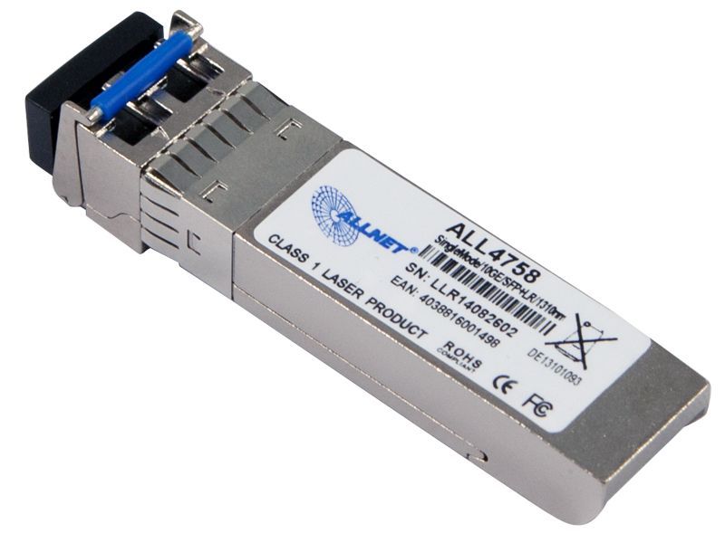 ALLNET Switch Modul ALL4758 SFP+(Mini-GBIC), 10Gbit, LR/LC, bis 20Km, Singlemode,