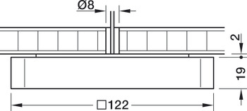 Unterbauleuchte, Nimbus Cubic 36 Connect ON 24 V multi-weiß Unterbauleuchte, Nimbus Cubic 36 Connect ON 24 V multi-weiß